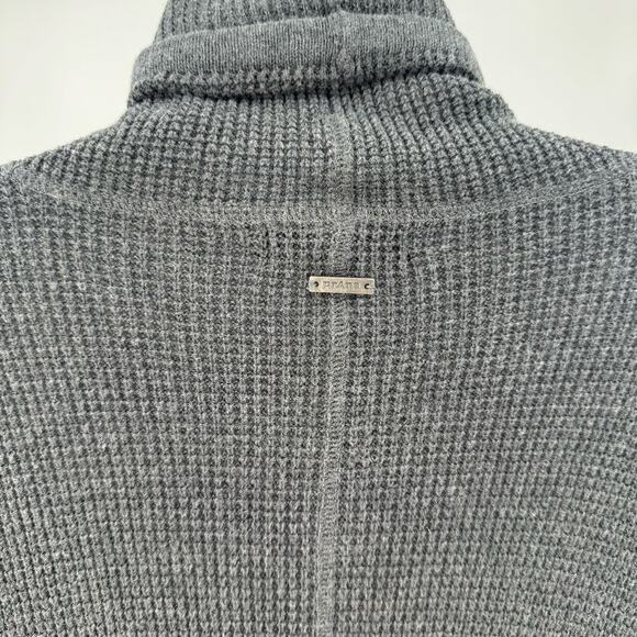 Prana Gray Charcoal Milani Sweater Dress Womens XS Drawstring Cowl Neck Bodycon - Picture 10 of 12